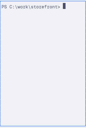 Herdr TUI: a shell pane where you type the CLI command yourself